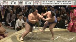 強さと動きが“年齢不詳”ベテランのはずの玉鷲が左手一発で相手を吹き飛ばす衝撃映像 解説親方も「いやあ、すごいなあ」通算800勝達成