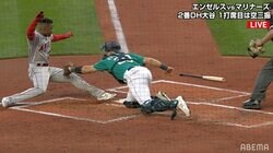 ランニングホームランでキャリア初本塁打、とはならず エンゼルス・シエラの激走に「ナイストライ」「ヘッスラならいけた？」