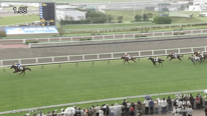 【映像】悠々逃げてあっという間に“8馬身差”の衝撃レース（実際の様子）