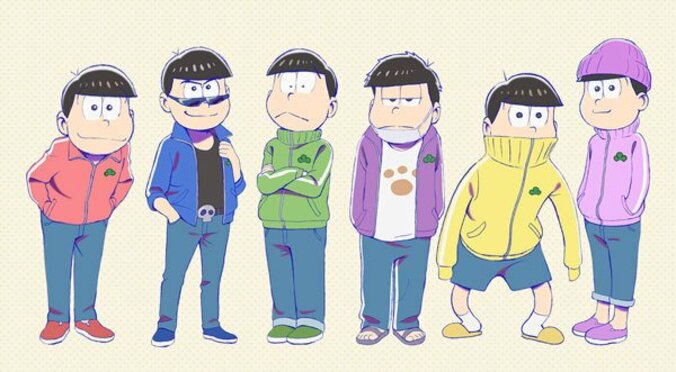 TVアニメ「おそ松さん」キャスト登壇イベント10月開催決定＆6つ子新衣装公開！ 1枚目