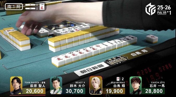 白鳥、狙い澄ました“絶品七対子”で価値ある一勝