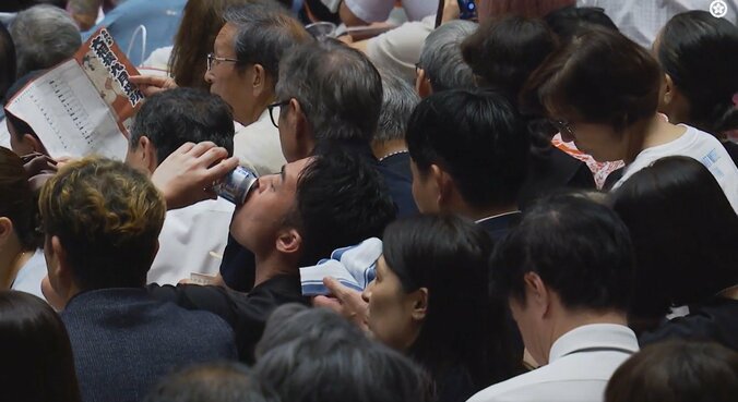 「どこ座ってる？」大相撲中継、日本代表・森保監督の居場所にファン興味津々「うれし涙でしょうか？」カメラが捉えたまさかの瞬間に実況思わず 4枚目