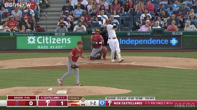 【写真・画像】「なんてことだ！」菊池雄星、169キロ打球直撃で実況騒然も「大丈夫と合図しています」執念の“続投”に球場は温かい拍手　1枚目