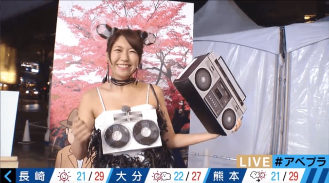 【美人気象予報士まとめ】セクシーでかわいすぎるコスプレ4バージョン披露 9枚目