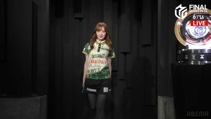 写真集でも話題 中田の美スタイル
