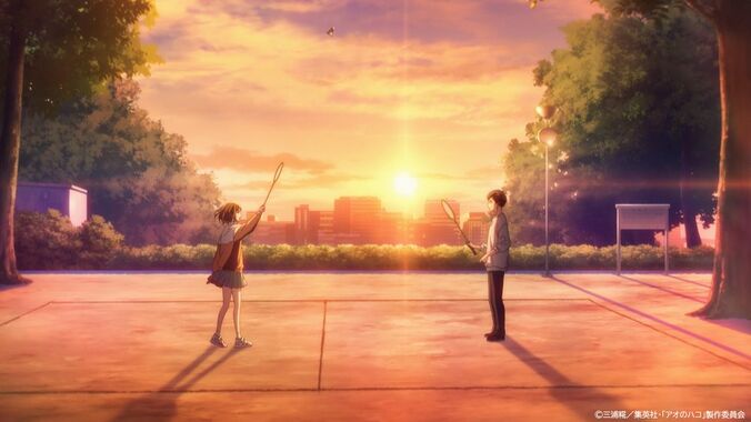 アニメ『アオのハコ』猪股大喜、鹿野千夏、場面カット1