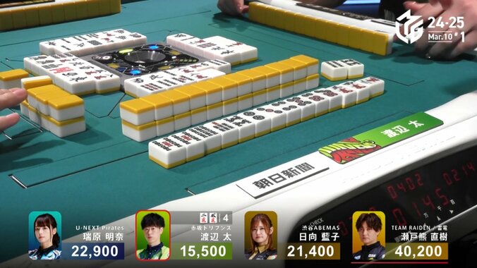 渡辺太の跳満ツモ