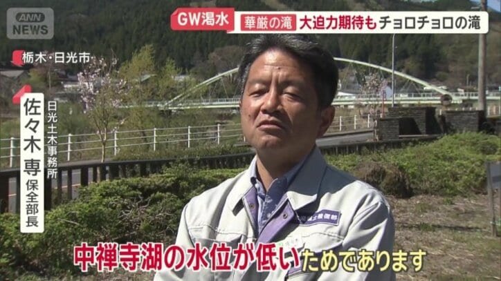 水量が減った原因は？