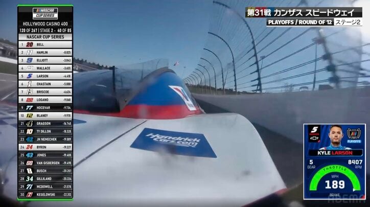 【写真・画像】「どっから出てきた？」ライバルを“弾き飛ばして”大逆転！ ドライバーも「どうして勝てたかわからない」米レース、異例“再延長”で劇的V　1枚目