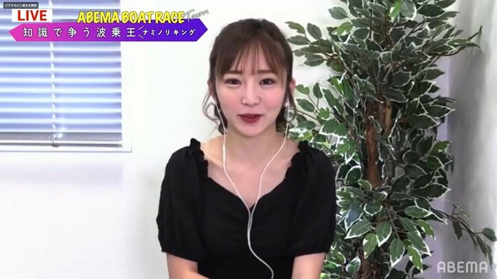 ABEMA藤田かんなアナが次回予告　話題のクロちゃんとの2回目デートは「区民プール」