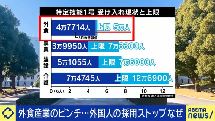 特定技能1号の受け入れ上限