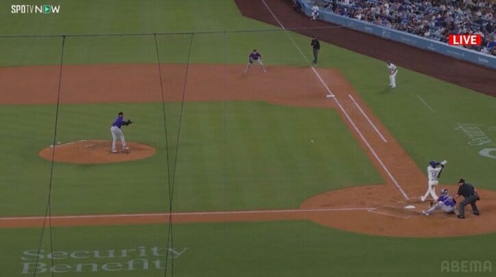 【映像】大谷、170キロ“火を吹く”弾丸タイムリーの瞬間