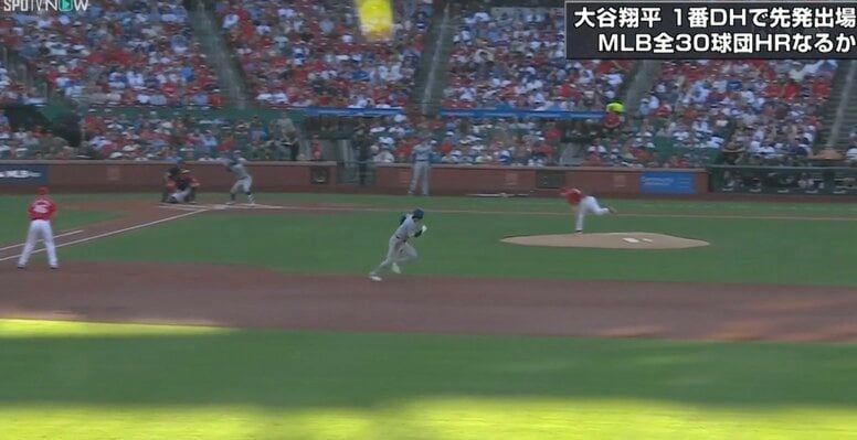 大谷翔平には「やっちゃダメ」　解説者も警告… 相手投手が下手すぎる牽制→“完璧すぎる盗塁”に騒然
