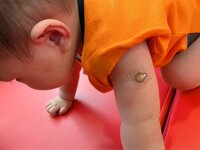 浜田ブリトニー『予防接種頑張ったよ』