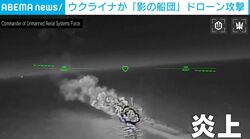 ドローンが「影の船団」12隻を次々に攻撃→タンカーが激しく炎上する瞬間…燃料不足でクリミアに非常事態宣言