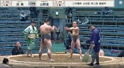 「細つよ」16歳170cmの小兵力士が驚異の押し出し　「すごい」「やっぱりセンスある」館内どよめき