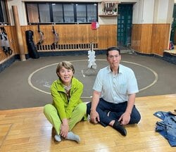 山田邦子、“相撲部屋”を訪問「超美味しいちゃんこをご馳走になりました」