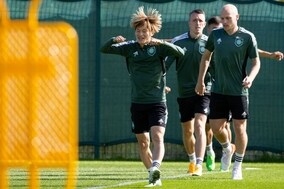 “オールドファーム”で負傷交代も…古橋亨梧、CLレアル戦の前日練習に参加