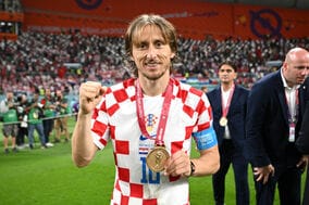 モドリッチ、代表続行明言「プレーし続けられる限り」　ワールドカップ3位は「誇り」