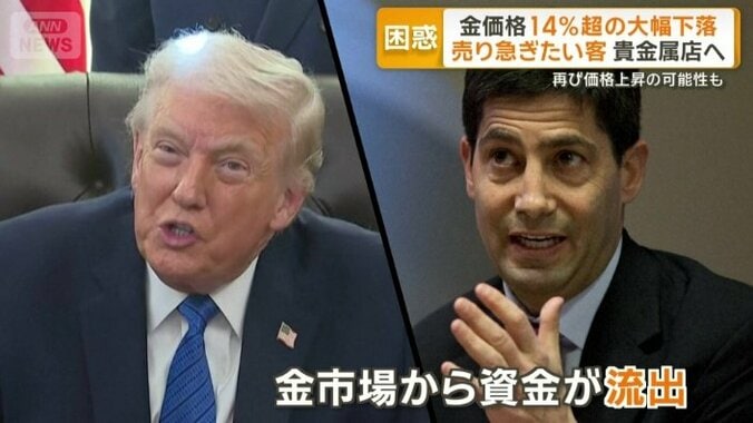 トランプ大統領とケビン・ウォーシュ氏