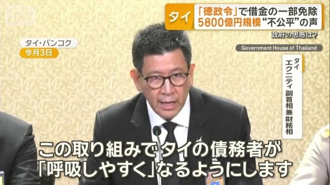 タイ　エクニティ副首相兼財務相