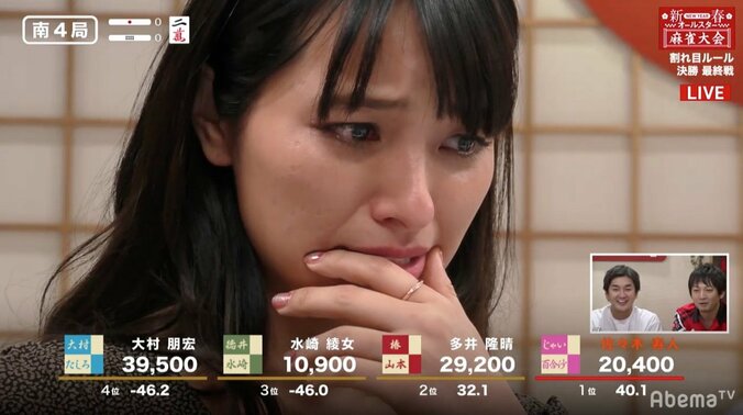 全麻雀ファンが涙した！女優・水崎綾女、劇的な涙の役満テンパイに視聴者「女優賞だ」と絶賛　新年の誓いからわずか半日後にドラマ 1枚目
