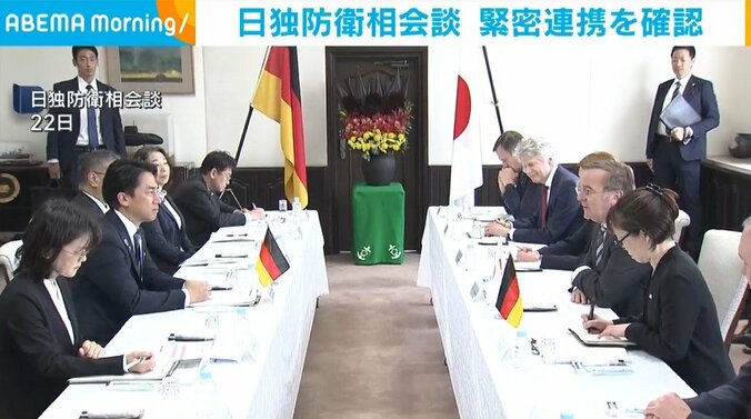 日独防衛相会談