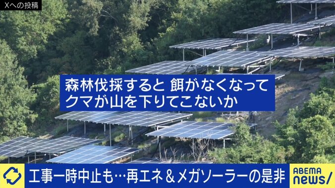 クマ出没とメガソーラーの相関は