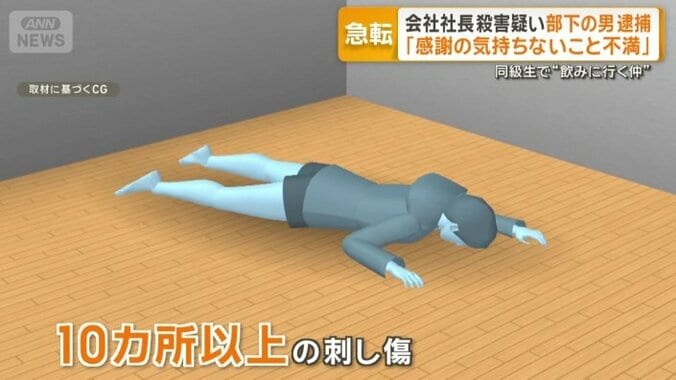 河嶋さんの体には10カ所以上もの刺し傷