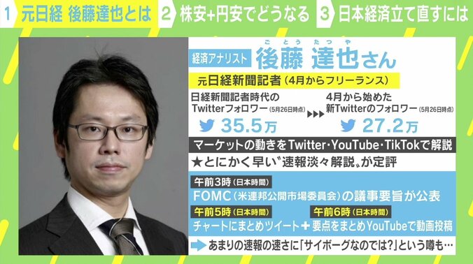 TikTokの“淡々解説”が話題 元日経記者・後藤達也氏に聞く「悪い円安」の真実 2枚目