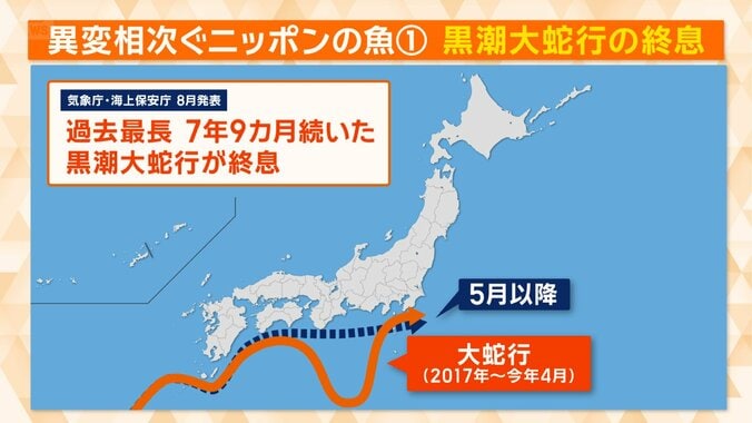 魚の異変　背景は