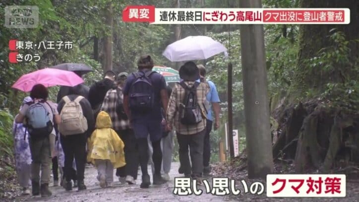 思い思いのクマ対策