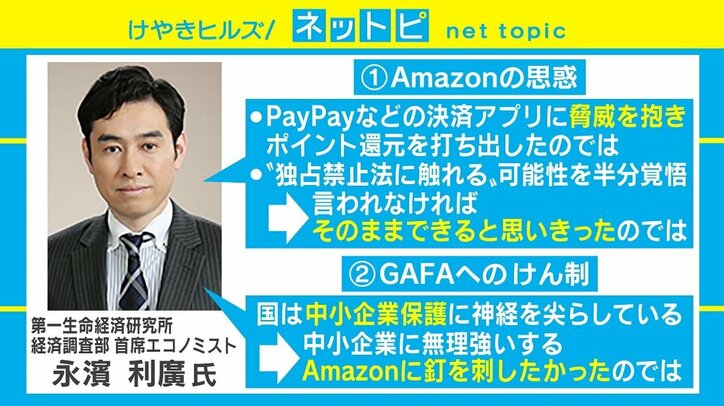 公取委調査は“GAFA”へのけん制か、Amazonポイント還元の狙いは？