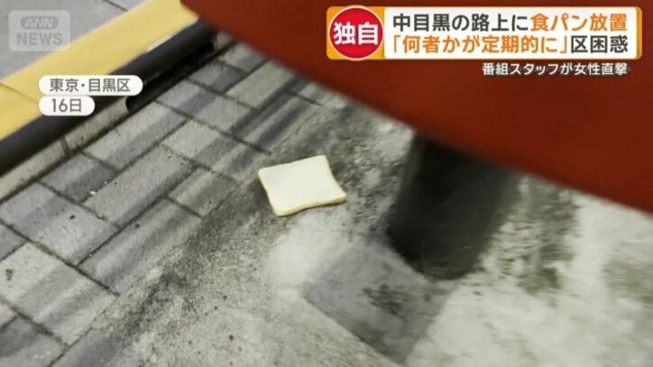 8枚切りの食パンが放置