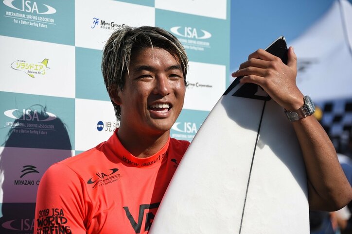 五十嵐カノア、初戦突破で“金メダル”宣言　今大会初演技にファン「鳥肌モノだ」