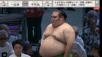 【映像】千代丸が腹で寄った場面