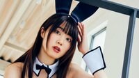 【画像】「Krush」ラウンドガールで注目 杉本愛莉鈴が初の“バニー姿”に