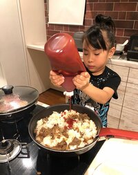 みきママ『晩御飯は娘がオムライスを作りました～！！』