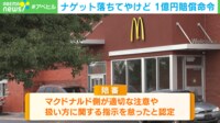 【映像】米・マクドナルドで「ナゲット」落ちてやけど 1億円賠償命令