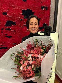 中村江里子、56歳誕生日を報告「夫も同じバースデーで、彼は54歳となりました」 過去の夫婦ショットも公開