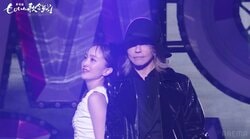 色気溢れるHYDE、百田夏菜子にステージ場で“可愛すぎるちょっかい” 一瞬の出来事に反響「素敵すぎるw」「お茶目な部分もあるのがHYDE様なんよ」