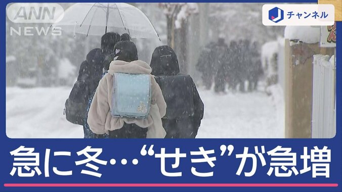 “寒冷刺激”…咳がとまらない患者増加　対策は？ 1枚目