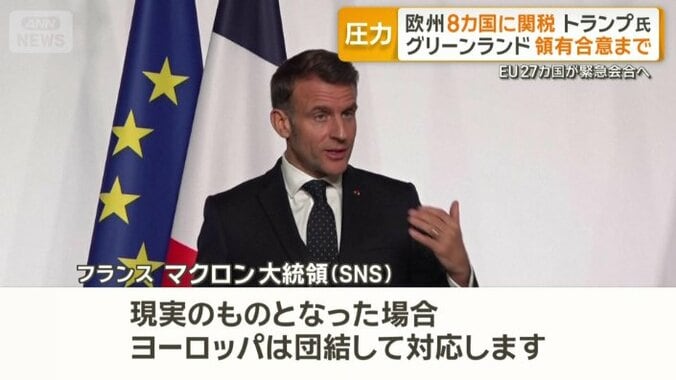 フランスのマクロン大統領