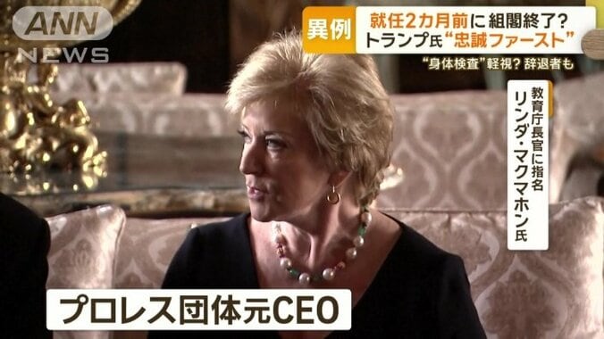 プロレス団体元CEOリンダ・マクマホン氏