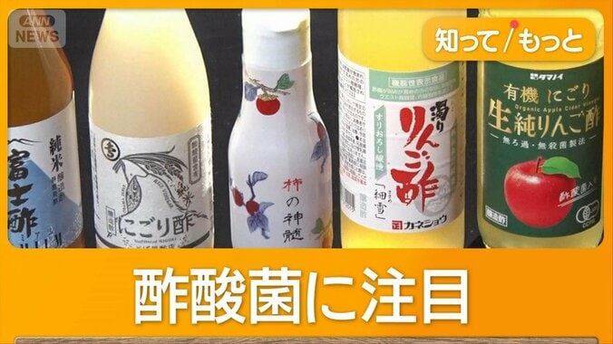 酢酸菌“入ったまま”にごり酢　江戸時代から復刻　残った沈殿物「すごい風味」 1枚目