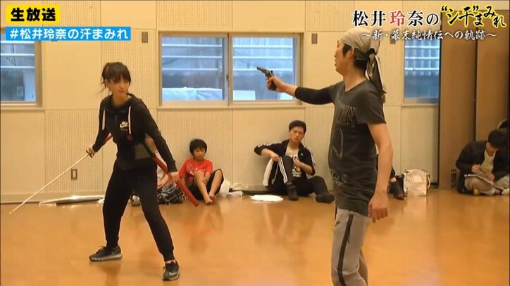 松井玲奈、ノンスタ石田に顔ビンタを決行！