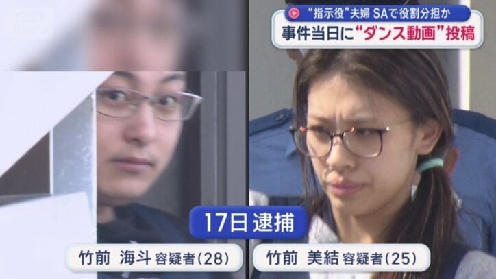 夫婦を逮捕