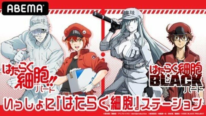「勤労感謝の日」“はたらくアニメ”特集 ABEMAで『はたらく細胞』『はたらく魔王さま！』を一挙配信
