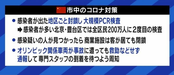 北京オリンピック開幕まで1週間 大会成功に向け、市民に連日のPCR検査も…