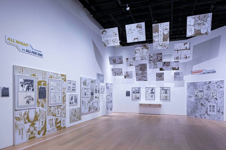【写真・画像】『ヒロアカ』10年の軌跡と制作の裏側を体感！「堀越耕平『僕のヒーローアカデミア』原画展」開催　5枚目